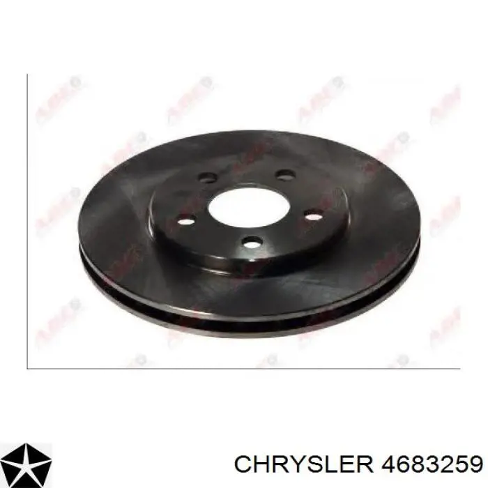 Comprar 4683259 Chrysler Freno de disco delantero