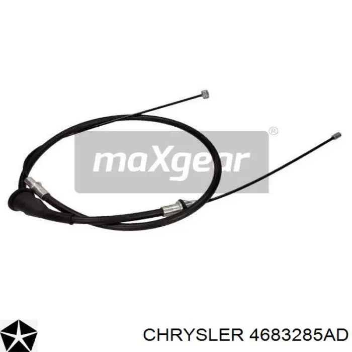 4683285AD Chrysler cable de freno de mano delantero