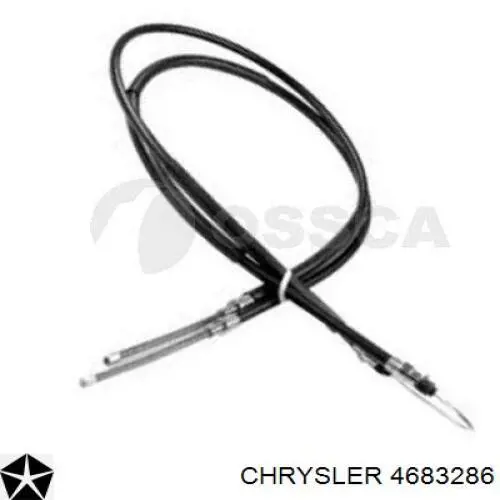 4683286 Chrysler cable de freno de mano intermedio