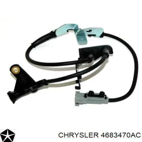 4683470AC Chrysler sensor abs delantero derecho