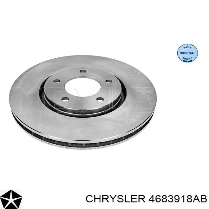 4683918AB Chrysler freno de disco delantero