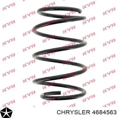 Muelle delantero derecho Chrysler 4684563 precio, desde 43,85 EUR