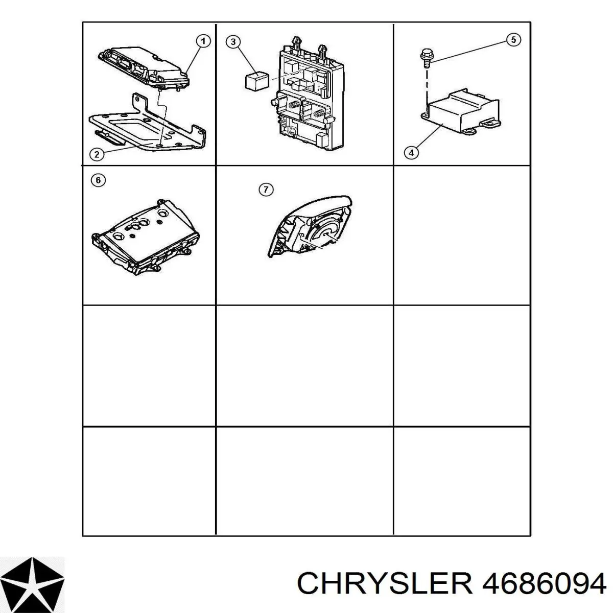  Chrysler 4686094 precio, desde  EUR