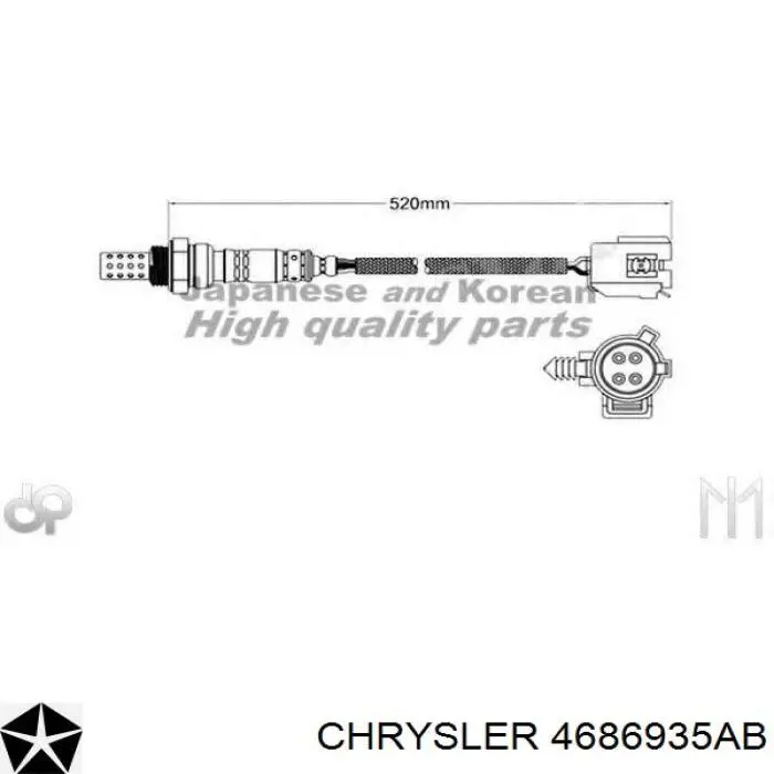 Comprar 4686935AB Chrysler Sensor NOx