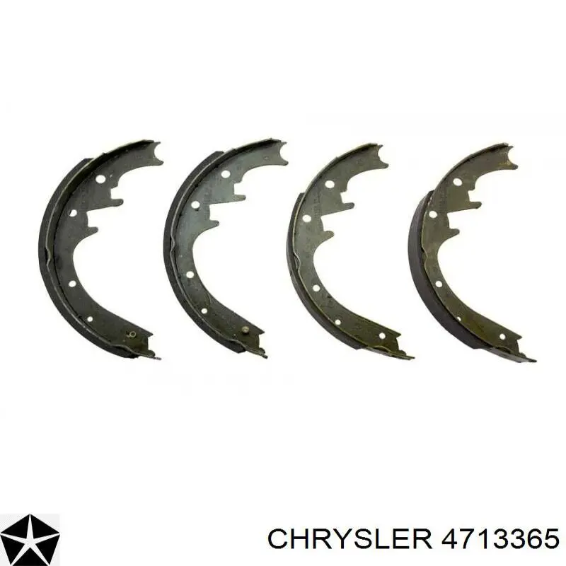 Zapatas de freno de tambor traseras Chrysler 4713365 precio, desde 47,62 EUR