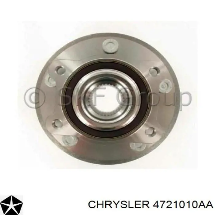 4721010AA Chrysler cubo de rueda delantero