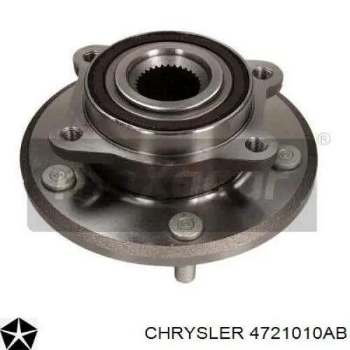 4721010AB Chrysler cubo de rueda delantero