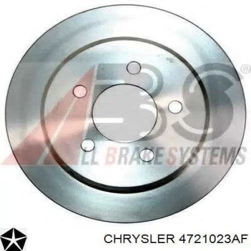 Comprar 4721023AF Chrysler Disco de freno trasero