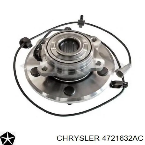 4721632AC Chrysler cubo de rueda trasero