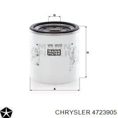 Filtro combustible Jeep Cherokee 2 XJ