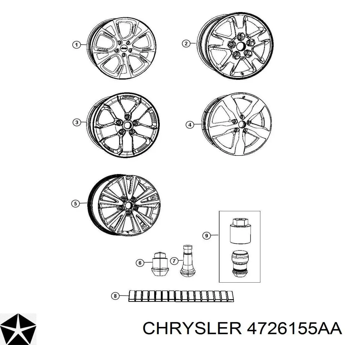 4726155AA Chrysler