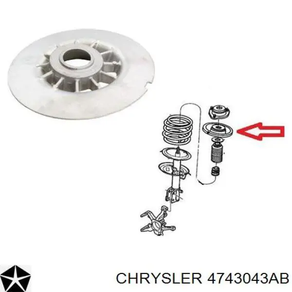 Comprar 04743043AC Chrysler 