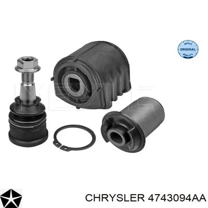 Silentblock de brazo de suspensión Chrysler 4743094AA precio, desde 14,61 EUR