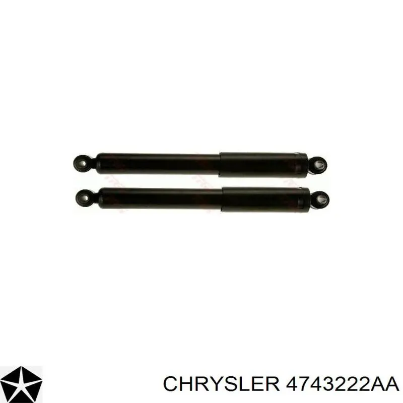 4743222AA Chrysler amortiguador trasero