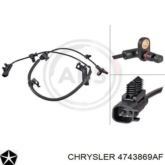 Sensor de freno, trasero izquierdo Chrysler 4743869AF precio, desde 31,61 EUR