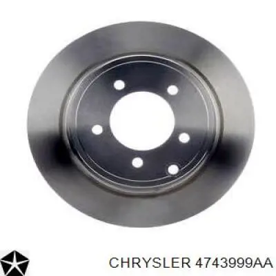 Disco de freno trasero Chrysler 4743999AA precio, desde 50,47 EUR