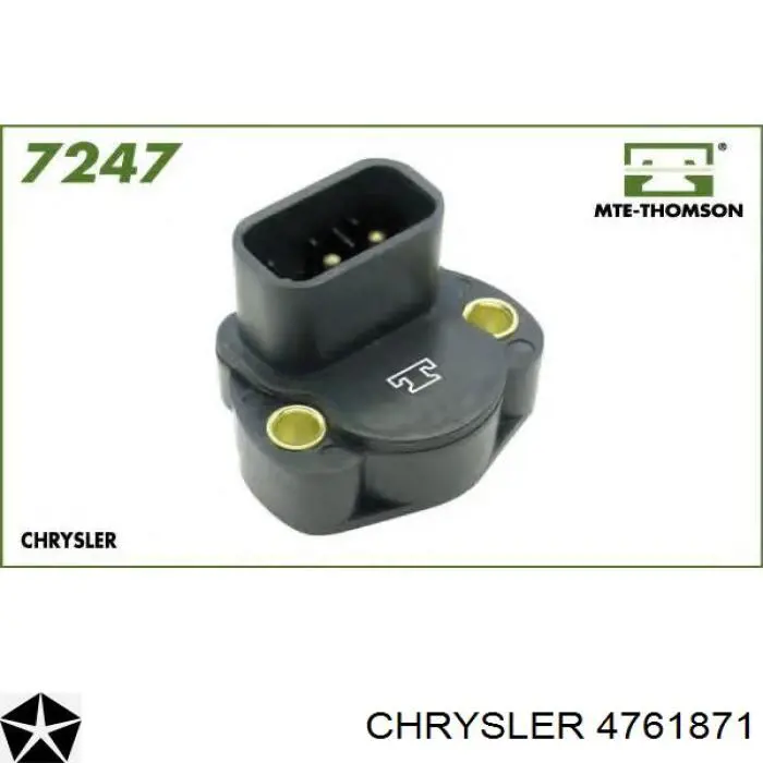 4761871 Chrysler sensor, posición mariposa