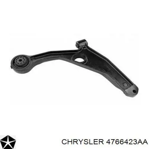 Brazo inferior izquierdo de la suspensión delantera 4766423AA Chrysler