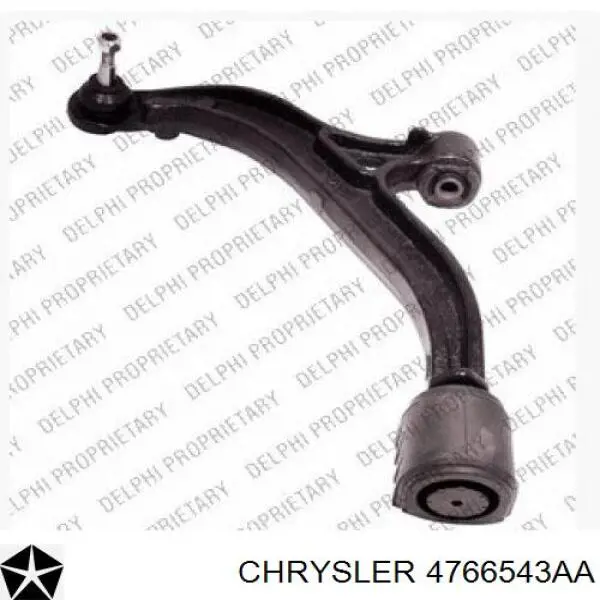 4766543AA Chrysler barra oscilante, suspensión de ruedas delantera, inferior izquierda