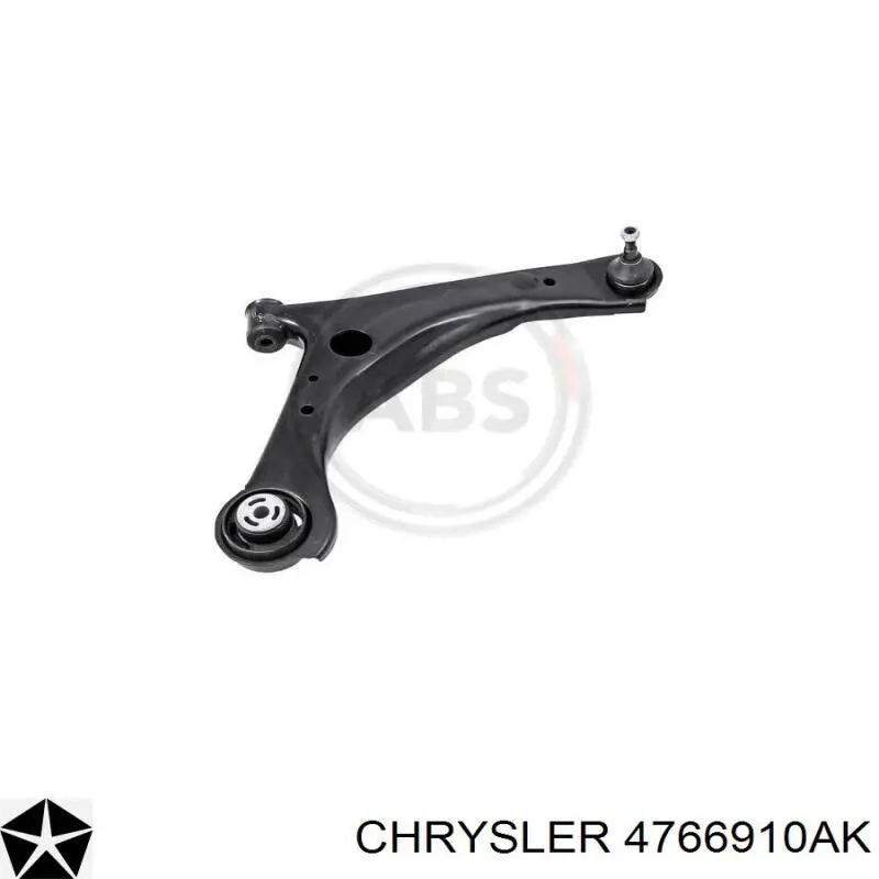 4766910AK Chrysler barra oscilante, suspensión de ruedas delantera, inferior derecha