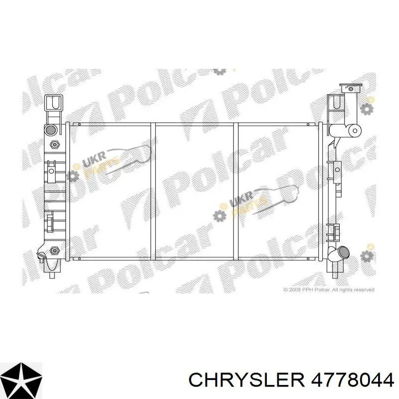 4778044 Chrysler radiador