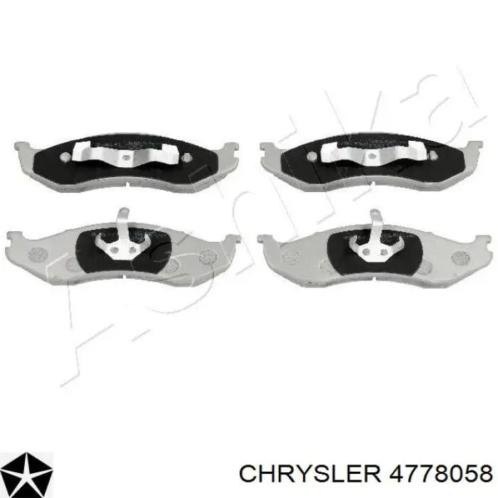 Pastillas de freno delanteras Jeep Cherokee 2 XJ