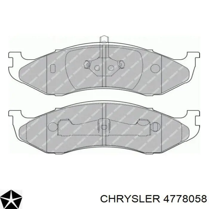 Pastillas de freno delanteras Jeep Cherokee 2 XJ
