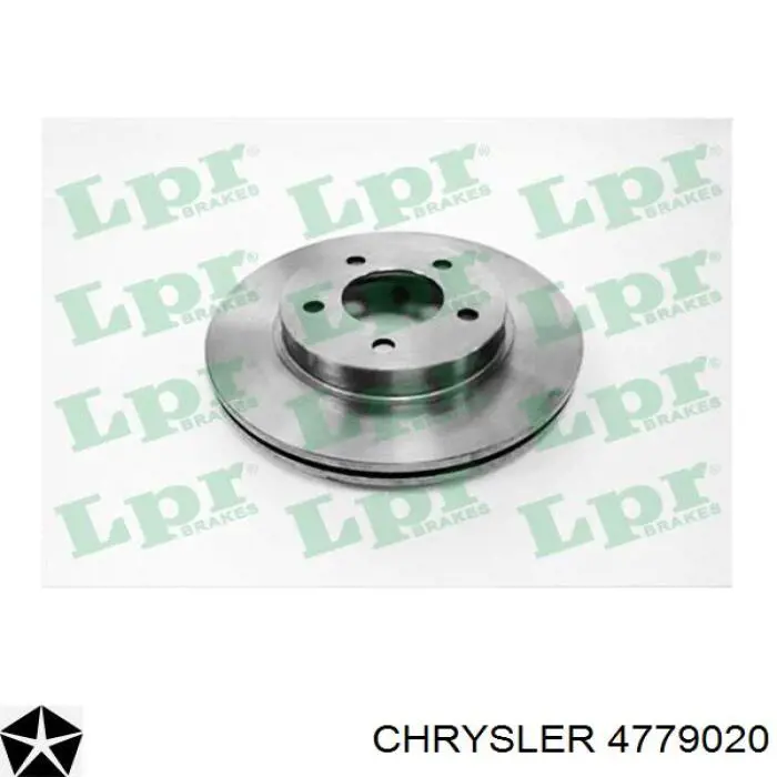 4779020 Chrysler freno de disco delantero