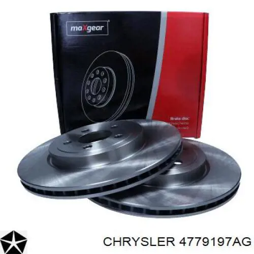 Disco de freno 4779197AG Chrysler