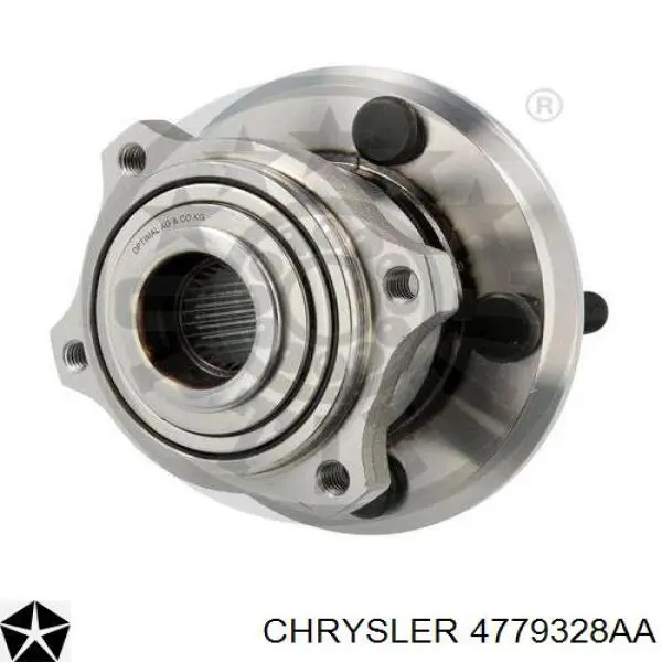 4779328AA Chrysler cubo de rueda delantero