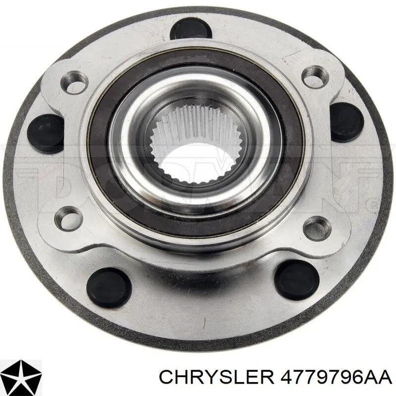 4779796AA Chrysler cubo trasero derecho