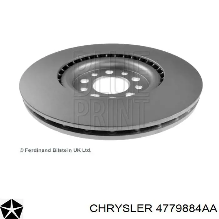 Disco de freno delantero Chrysler 4779884AA