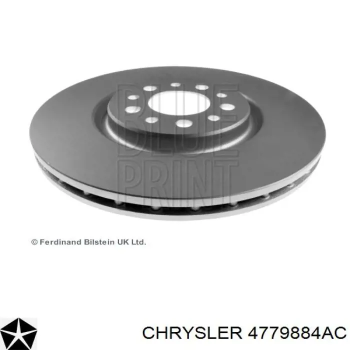 Comprar 4779884AC Chrysler Freno de disco delantero