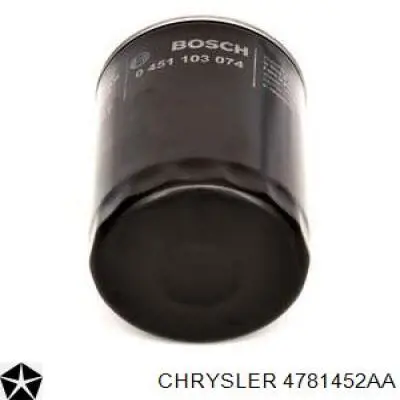 4781452AA Chrysler filtro de aceite
