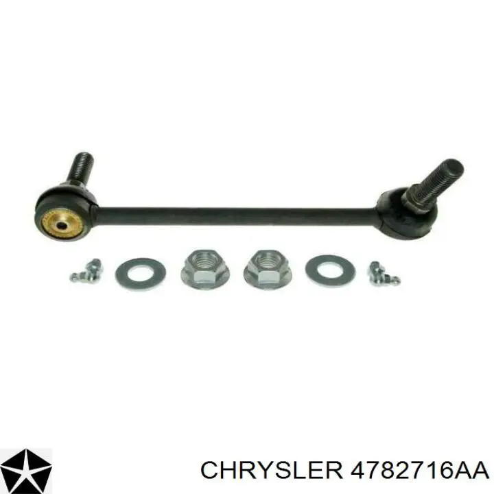 4782716AA Chrysler barra estabilizadora delantera derecha