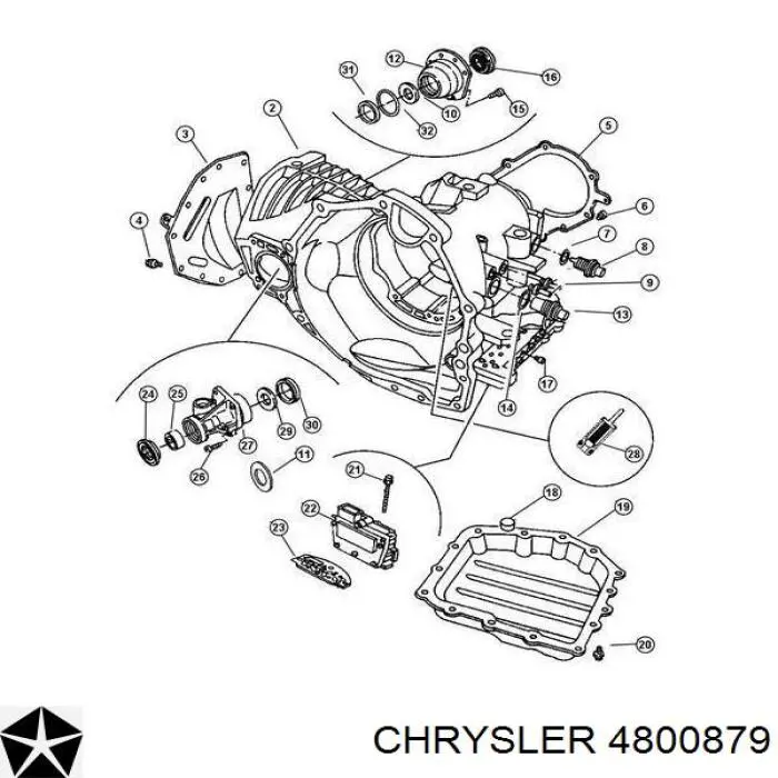 Comprar 4800879 Chrysler Sensor de velocidad de rueda