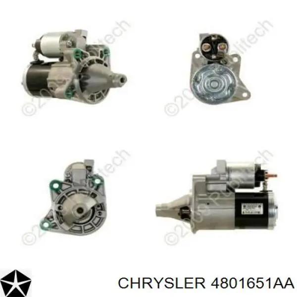 4801651AA Chrysler motor de arranque