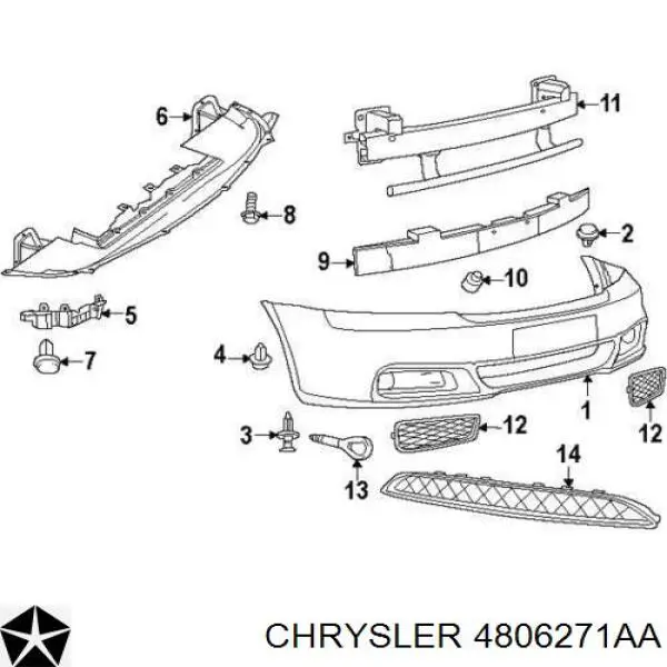  Chrysler 4806271AA precio, desde 14,44 EUR