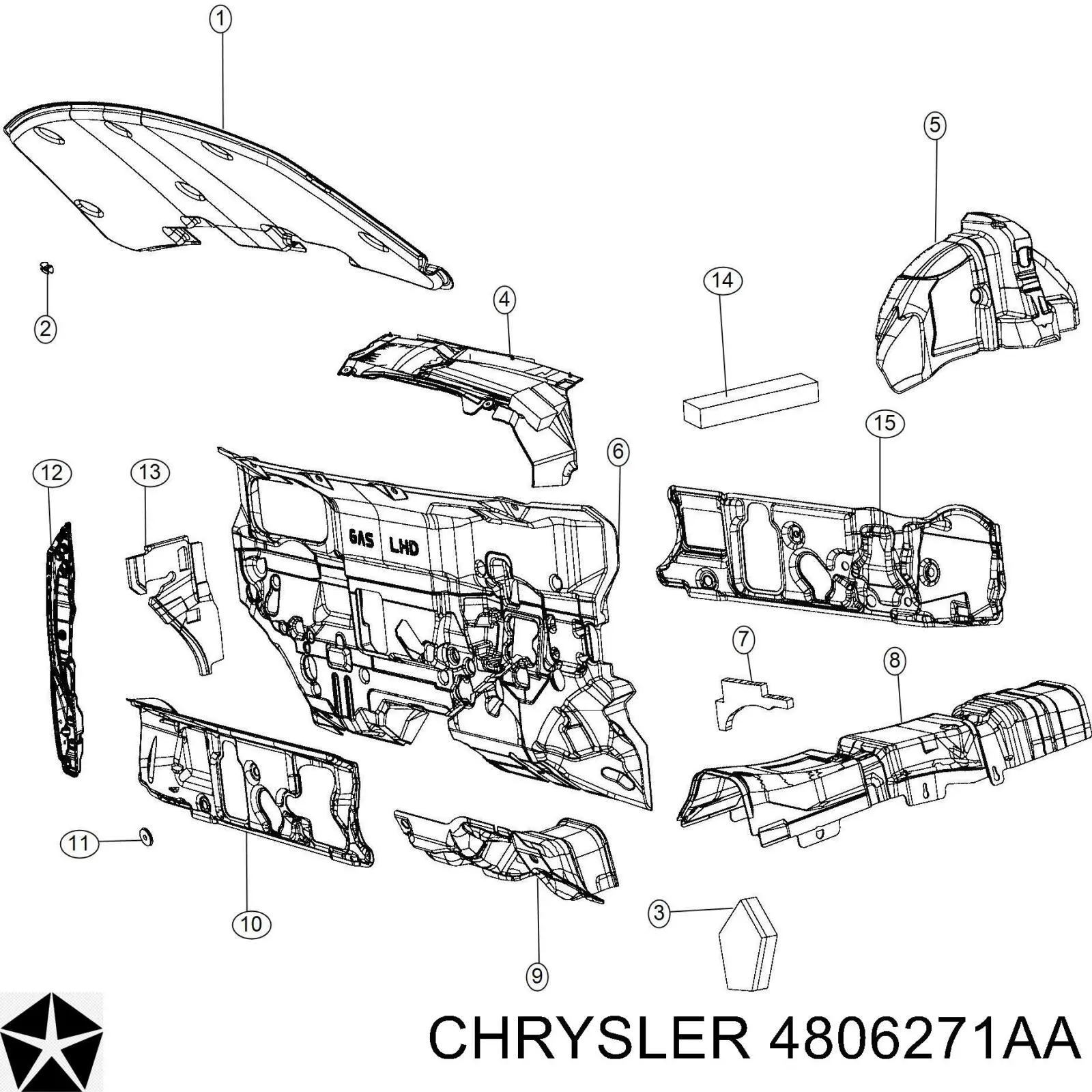 Comprar 4806271AA Chrysler 