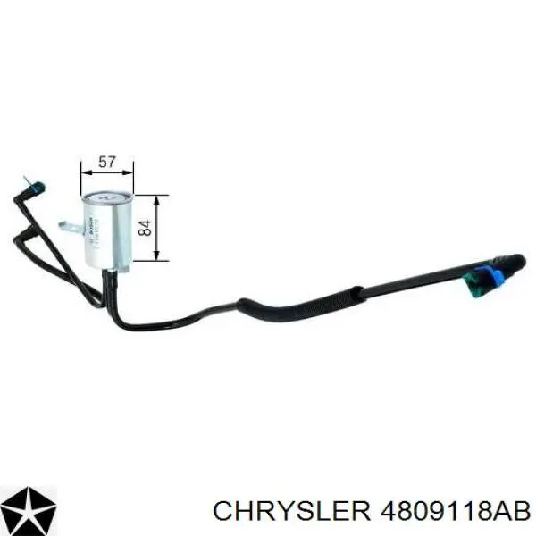 ELE6099 Mecafilter Filtro de gasolina