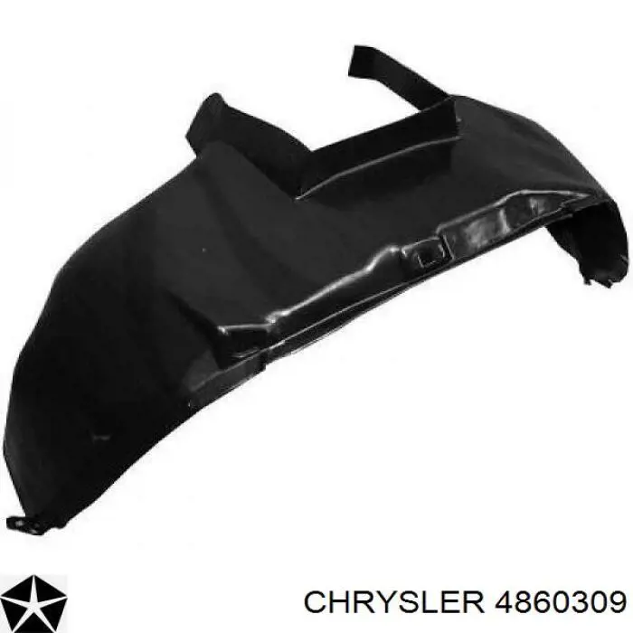 Guardalodos interior izquierdo, guardafango delantero Chrysler 4860309 precio, desde 134,96 EUR