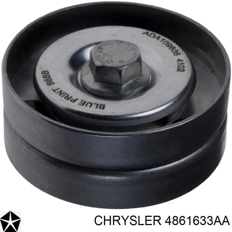 4861633AA Chrysler rodillo, correa trapecial poli v