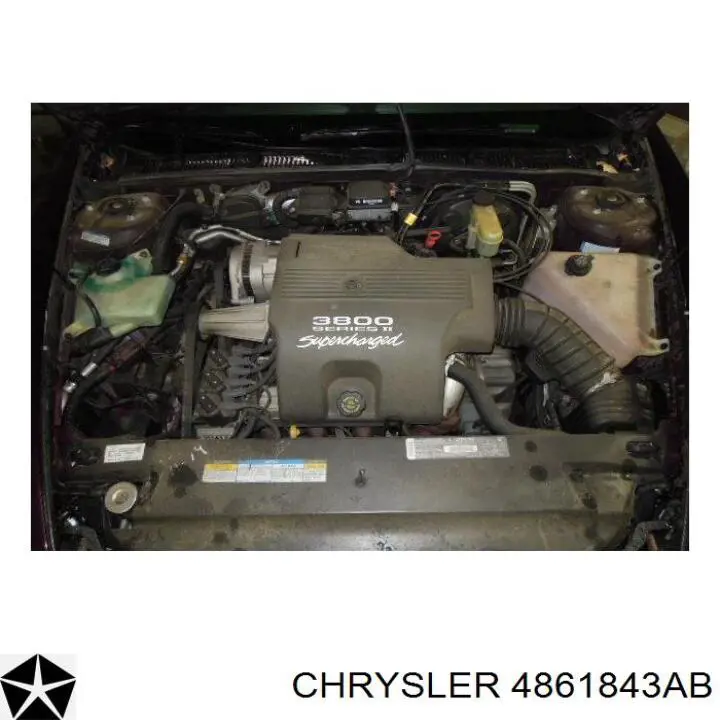 4861843AB Chrysler casco de filtro de aire