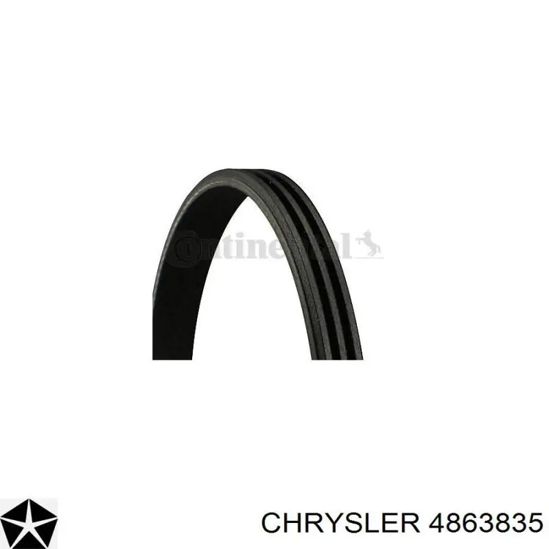 4863835 Chrysler correa trapezoidal