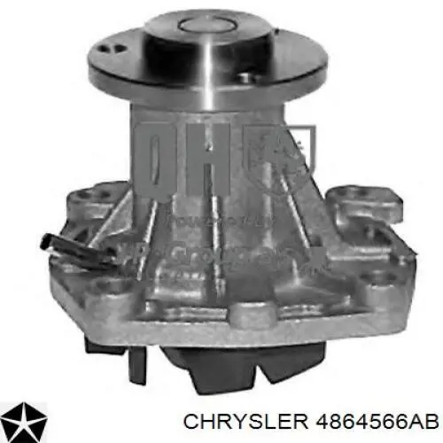 4864566ab Chrysler bomba de agua