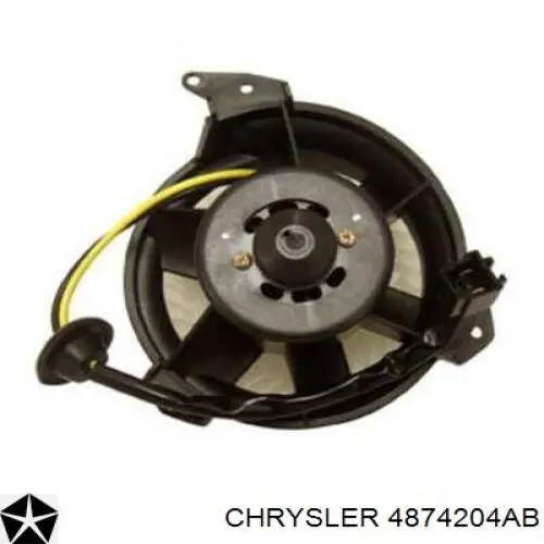 4874204AB Chrysler motor eléctrico, ventilador habitáculo