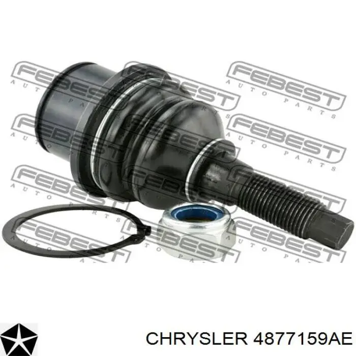 4877159AG Chrysler barra oscilante, suspensión de ruedas delantera, inferior izquierda