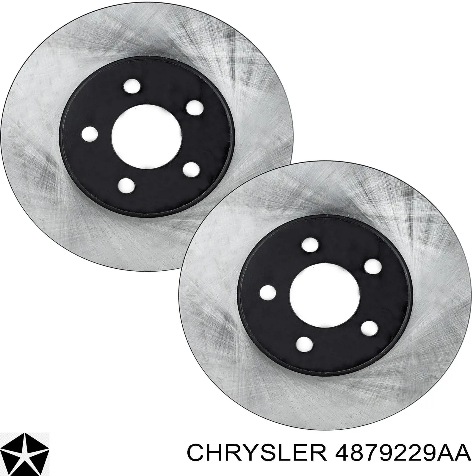 4879229AA Chrysler freno de disco delantero