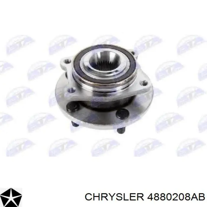 4880208AB Chrysler cubo de rueda delantero