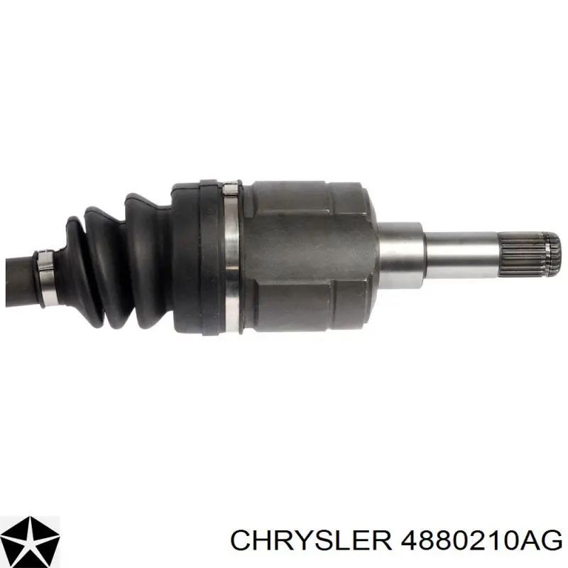 4880210AG Chrysler árbol de transmisión delantero derecho